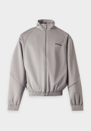 Han Kjøbenhavn, LOGO TRACK JACKET - Vetoketjullinen college - light grey