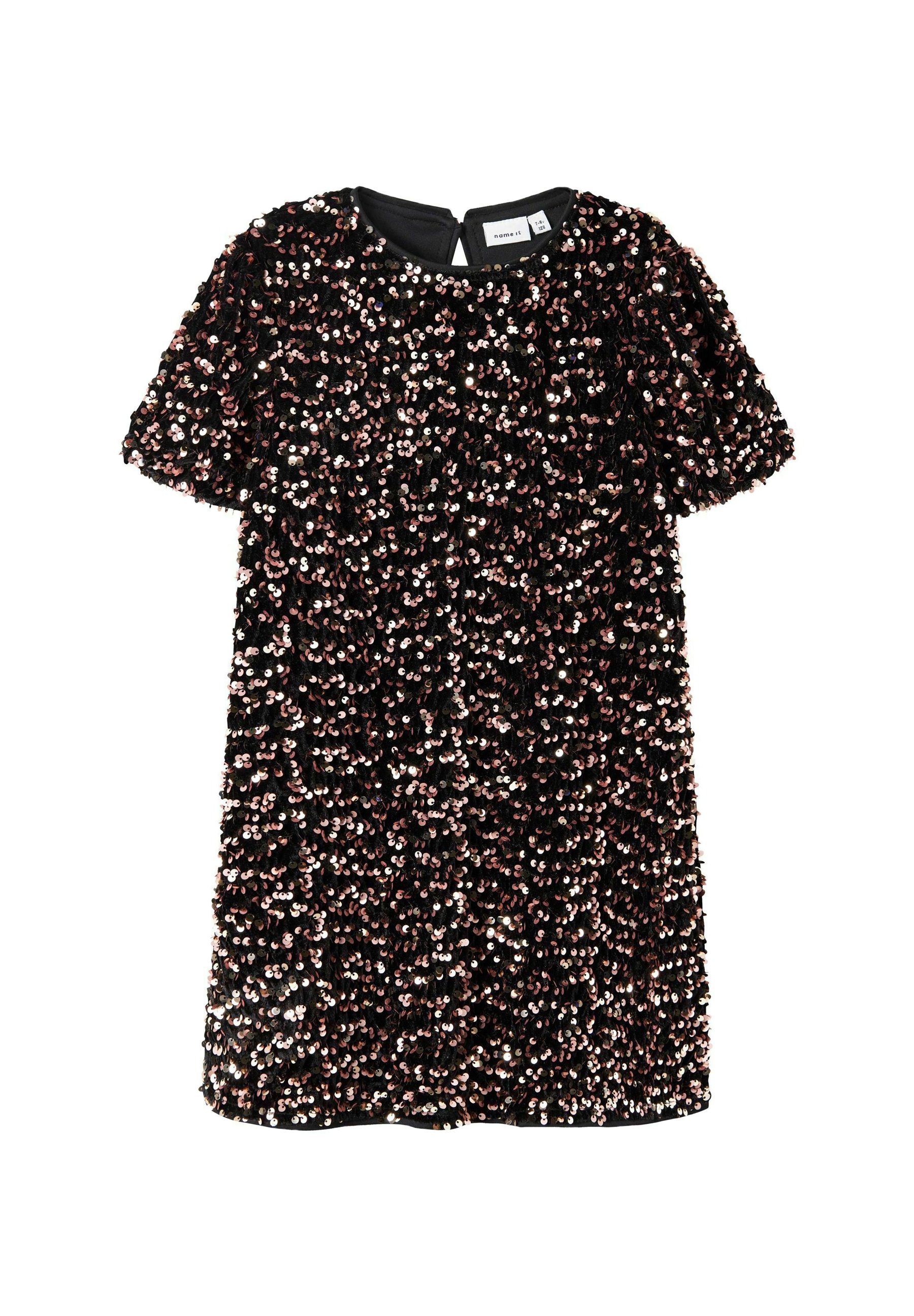Name It Meisjes Glitter Jurk Name It PAILLETTEN Cocktailjurk