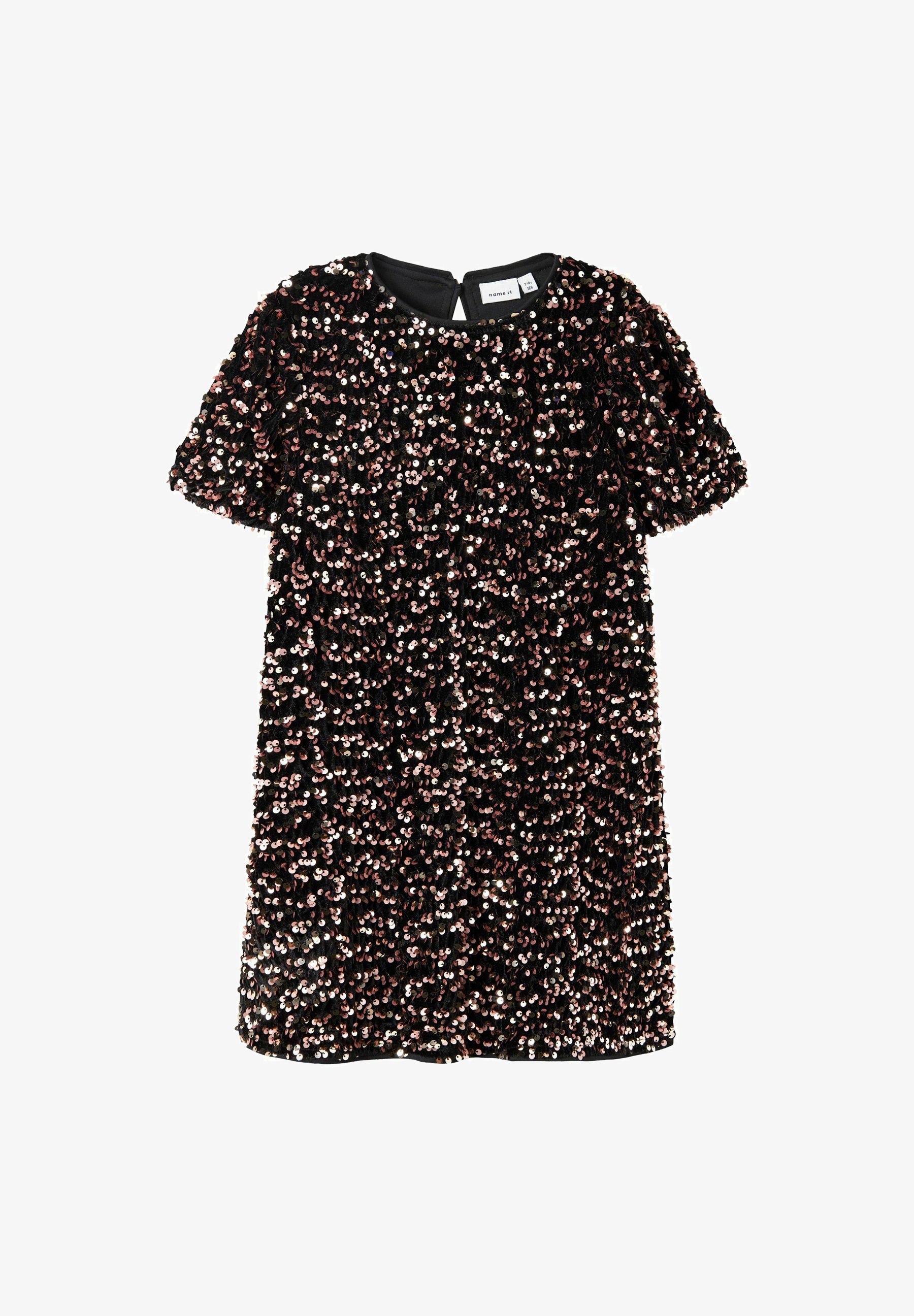 Name It Meisjes Glitter Jurk Name It PAILLETTEN Cocktailjurk