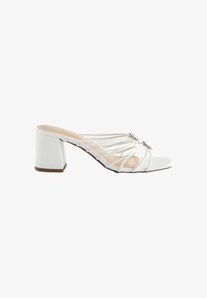 Next FOREVER COMFORT JEWEL KNOT - Sandale cu platformă - white