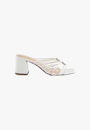 FOREVER COMFORT JEWEL KNOT - Sandalen met plateauzool - white