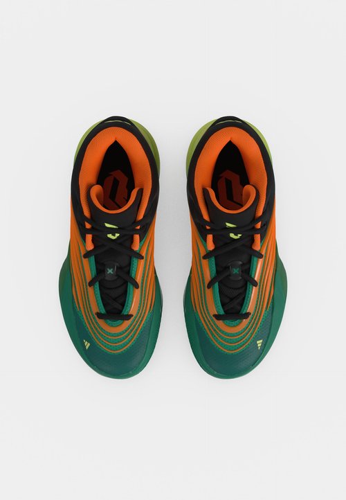 adidas DAME X UNISEX - Basketball shoes - court green/lucid orange/frozen lemon — foto 5