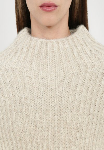 CLOSED HIGH NECK LONG SLEEVE - Jumper - silt grey