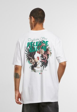 PELEA DE GALLOS  - Print T-shirt - white