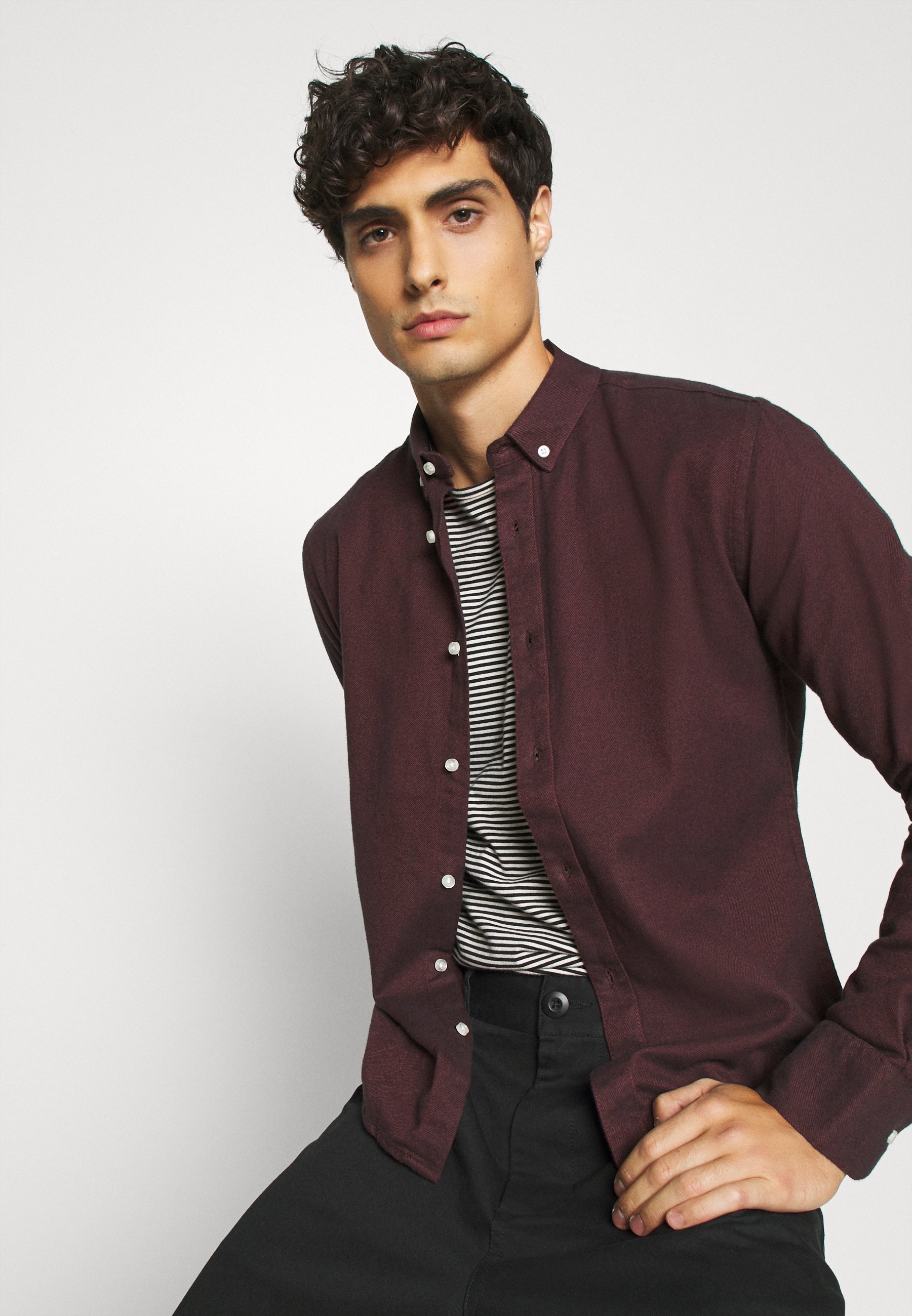 Bruun & Stengade OSAKA Skjorte bordeaux Zalando.no Bruun & Stengade OSAKA Skjorte bordeaux Zalando.no