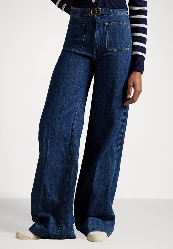 WIDE LEG FLARE JEAN - Flared Jeans - belen wash