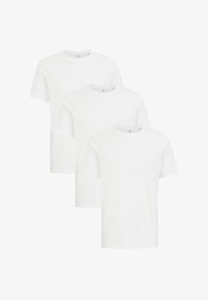 WE Fashion 3-PACK - Paprasti marškinėliai - white