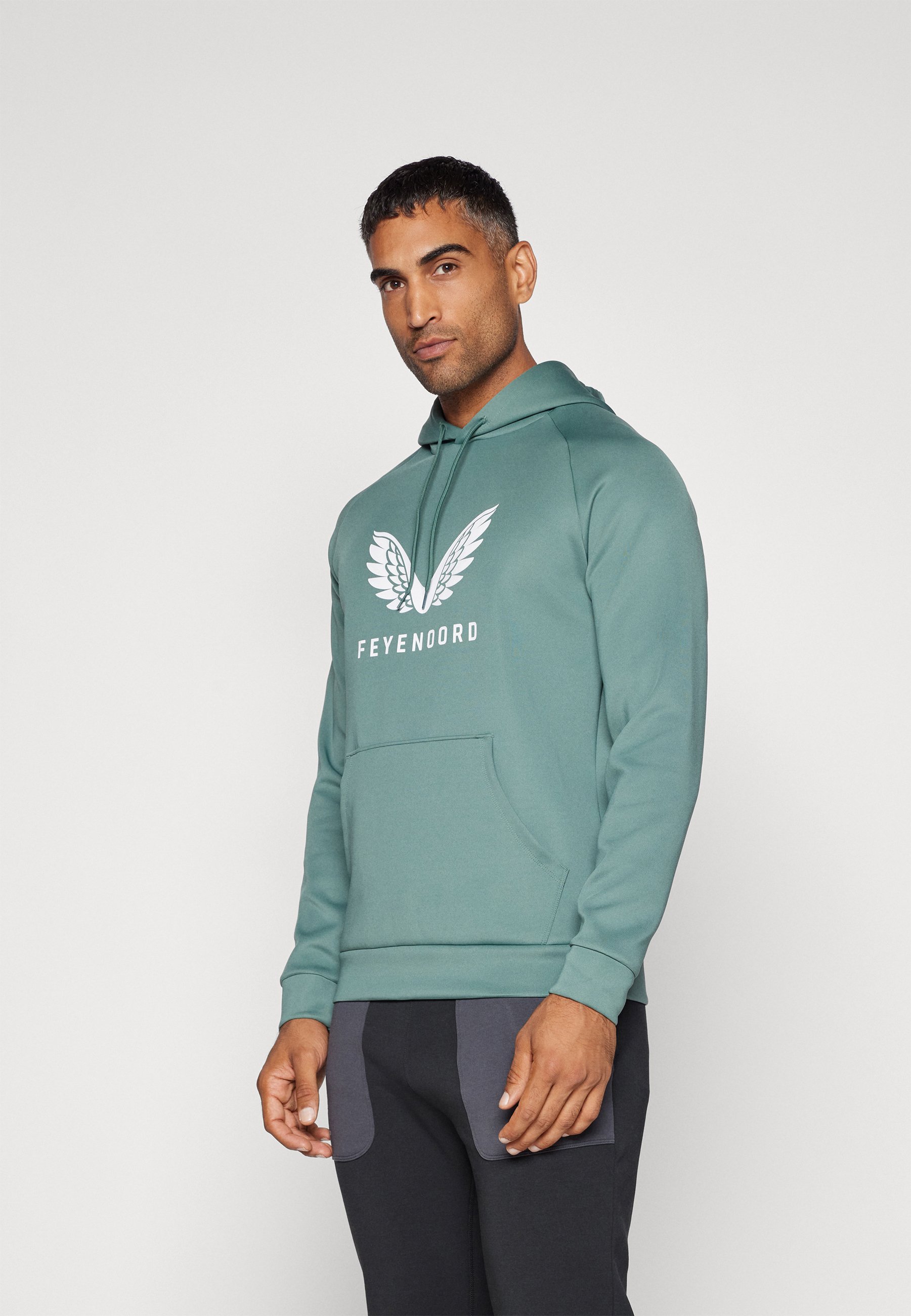 Castore FEYENOORD ROTTERDAM SCUBA LOCK UP LOGO HOODY - Fanartikel - dark  forest/groen - Zalando.nl