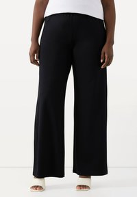 Ulla Popken WIDE FIT  - Stoffhose - classic midnight blue