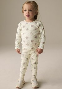 Next REGULAR FIT - LONG SLEEVE - Pikkade varrukatega topp - cream ditsy floral