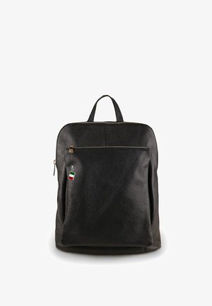 DrachenLeder Tagesrucksack - schwarz