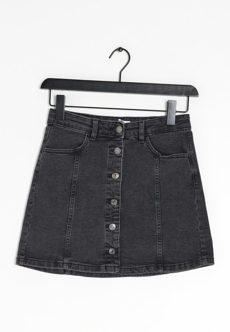 Mango Jupe en jean - black