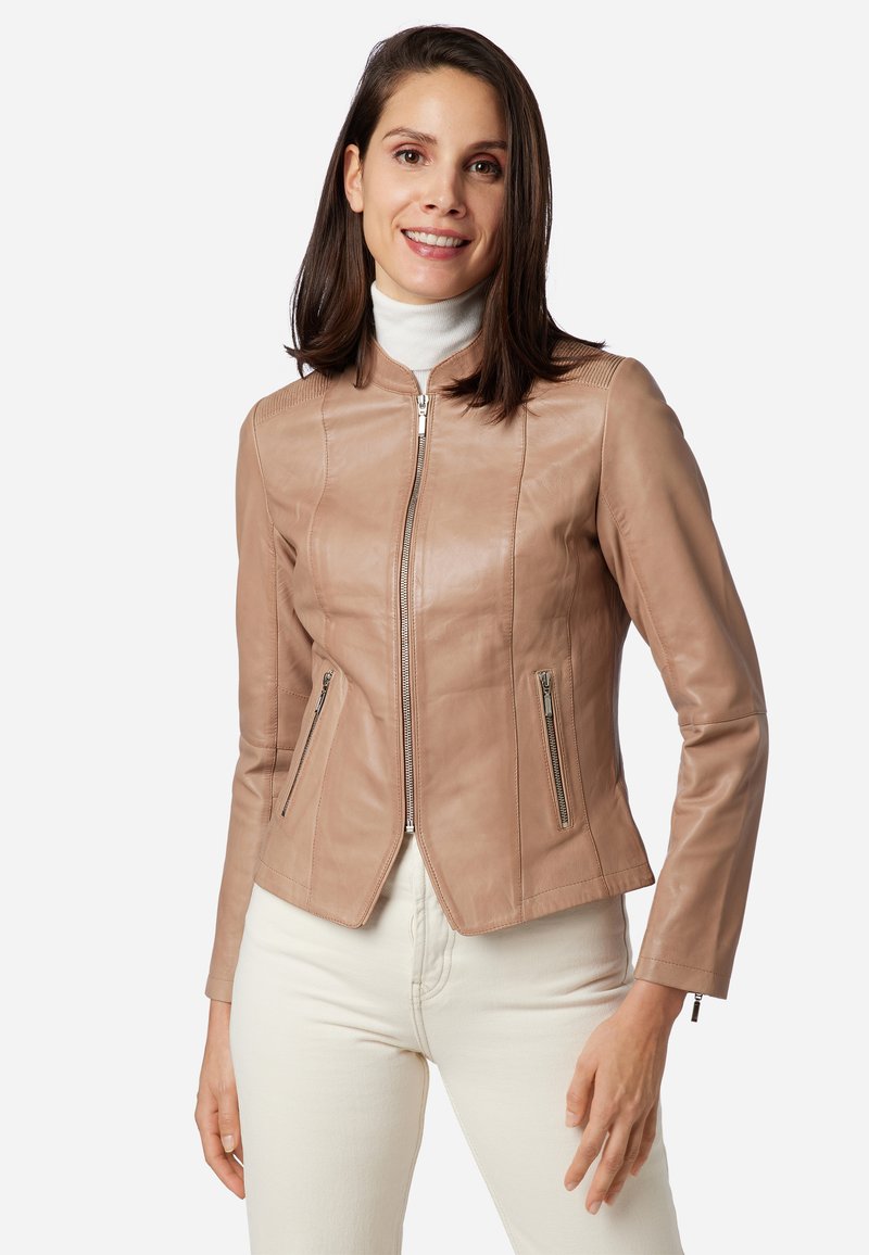 Damen Leichte Jacken | Ricano ABIGALE Lederjacke taupe - XW94405 Damen Leichte Jacken | Ricano ABIGALE Lederjacke taupe - XW94405