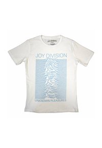 Paradiso Clothing DIVISION UNKNOWN PLEASURES BOYFRIEND FIT - Print T-shirt - white