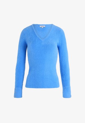 Morgan LONG-SLEEVED WITH FLUFFY - Jersey de punto - bleu