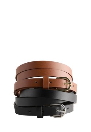 2 PACK - Remen - black tan