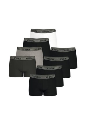 LOT DE 8  - Boxers - anthracite gris chiné noir blanc noir