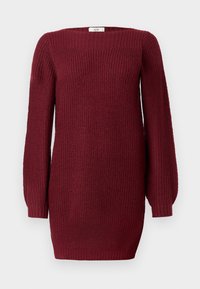 JDYWHITNEY MEGAN BOAT NOOS - Kotelomekko - cabernet detail:w black ply