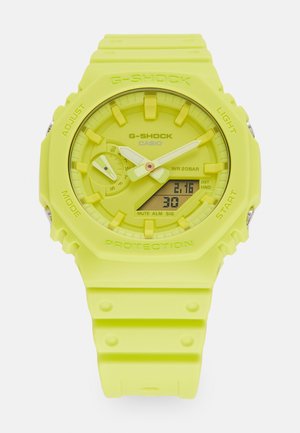 G-SHOCK UNISEX - Rannekello ajanottotoiminnolla - yellow