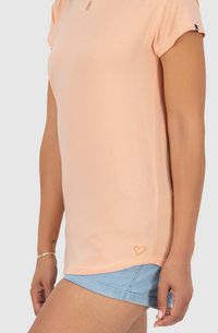 alife & kickin ARI - KURZARM - T-Shirt basic - mellow peach