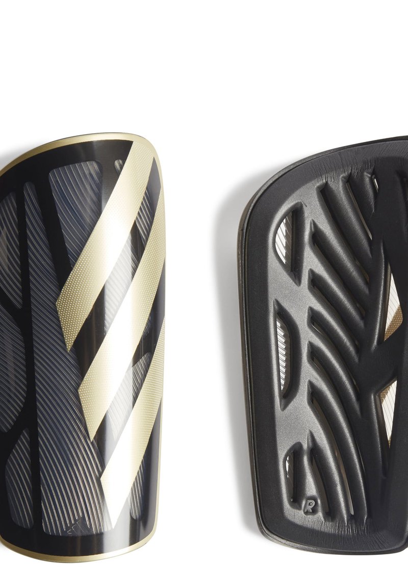 adidas Performance - Shin pads - black   gold metallic   white, Enlarge