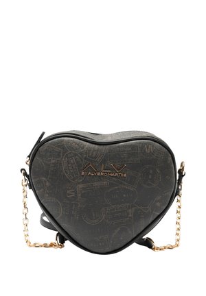 A SPALLA - Borsa a tracolla - black passport