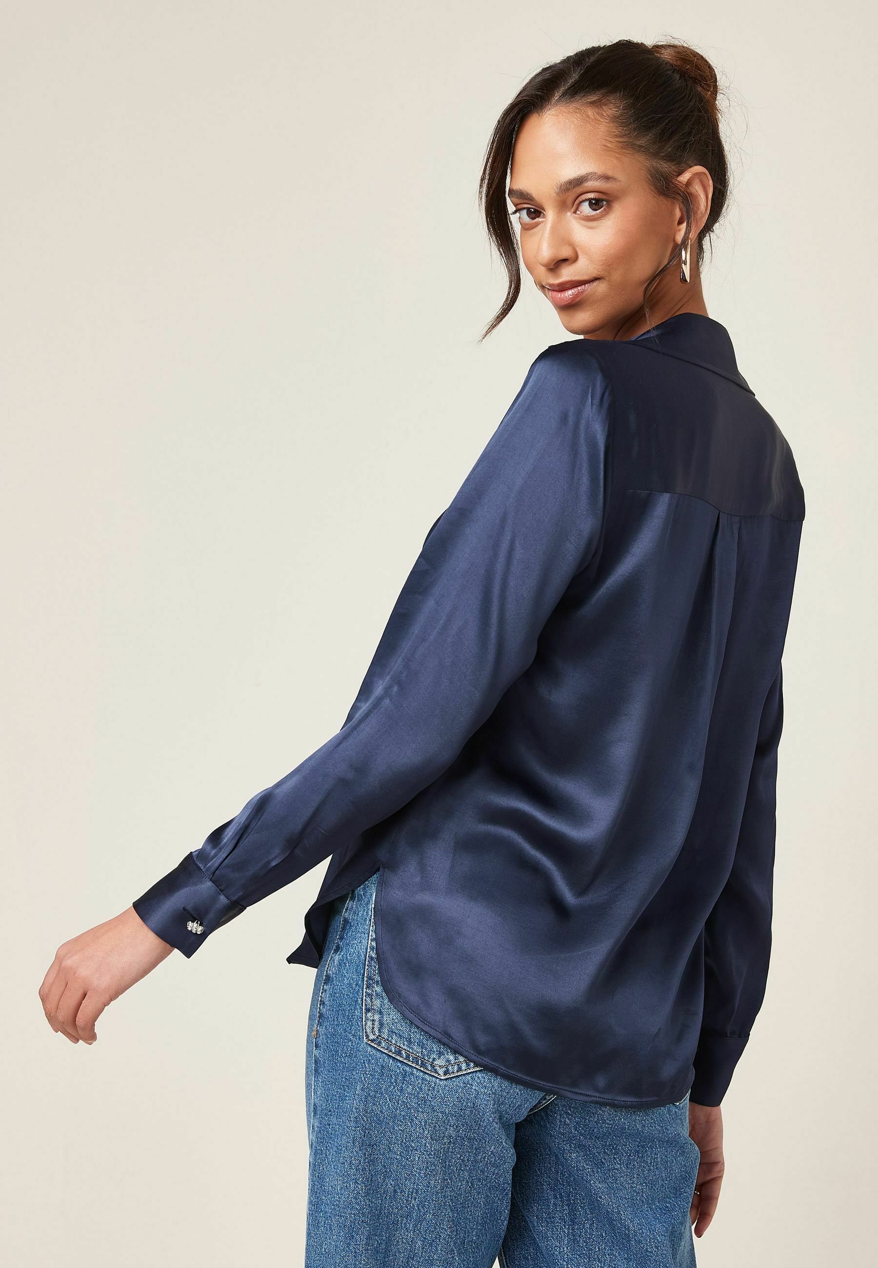 Next BLING BUTTON - Button-down blouse 