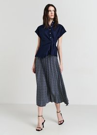 Calliope SIMIL FANTASIA - Jupe trapèze - var blu