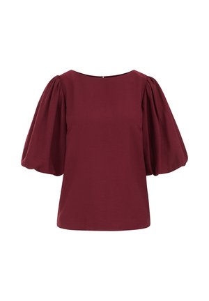 WE Fashion Blouse - burgundy red