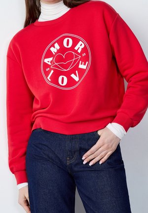 Sweatshirt - red