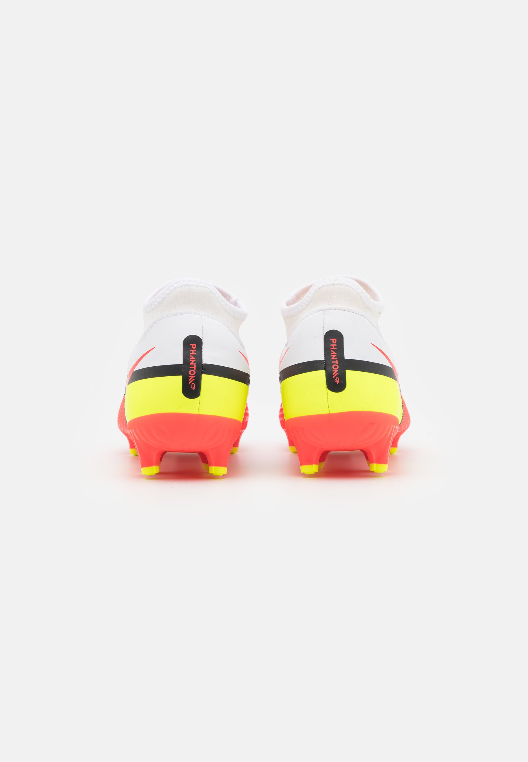 Nike Performance PHANTOM GT2 ACADEMY DYNAMIC FIT FG/MG - Botas de fútbol  con tacos - white/bright crimson/volt/blanco - Zalando.es