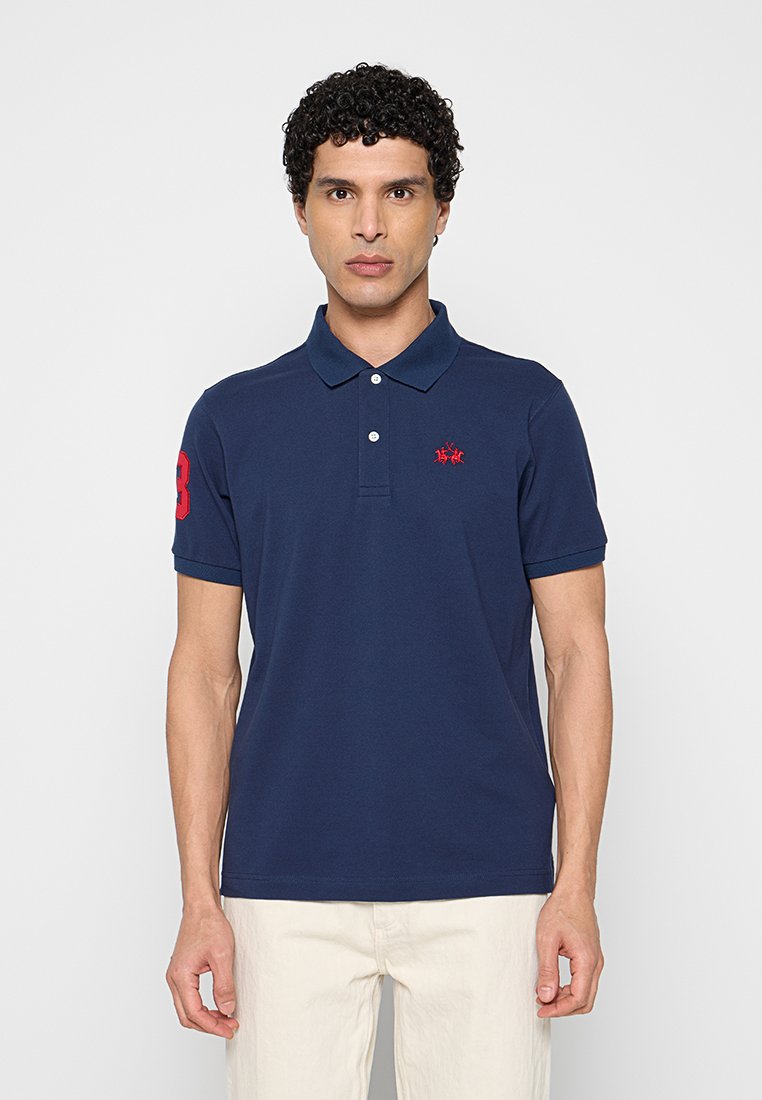 LA MARTINA Poloshirt donkerblauw