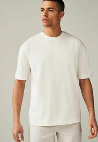Next HEAVYWEIGHT 3 PACK - Basic póló - navy blue pink ecru