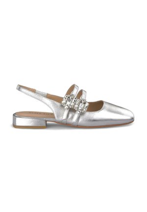 Ballerines à brides arrière - plateado