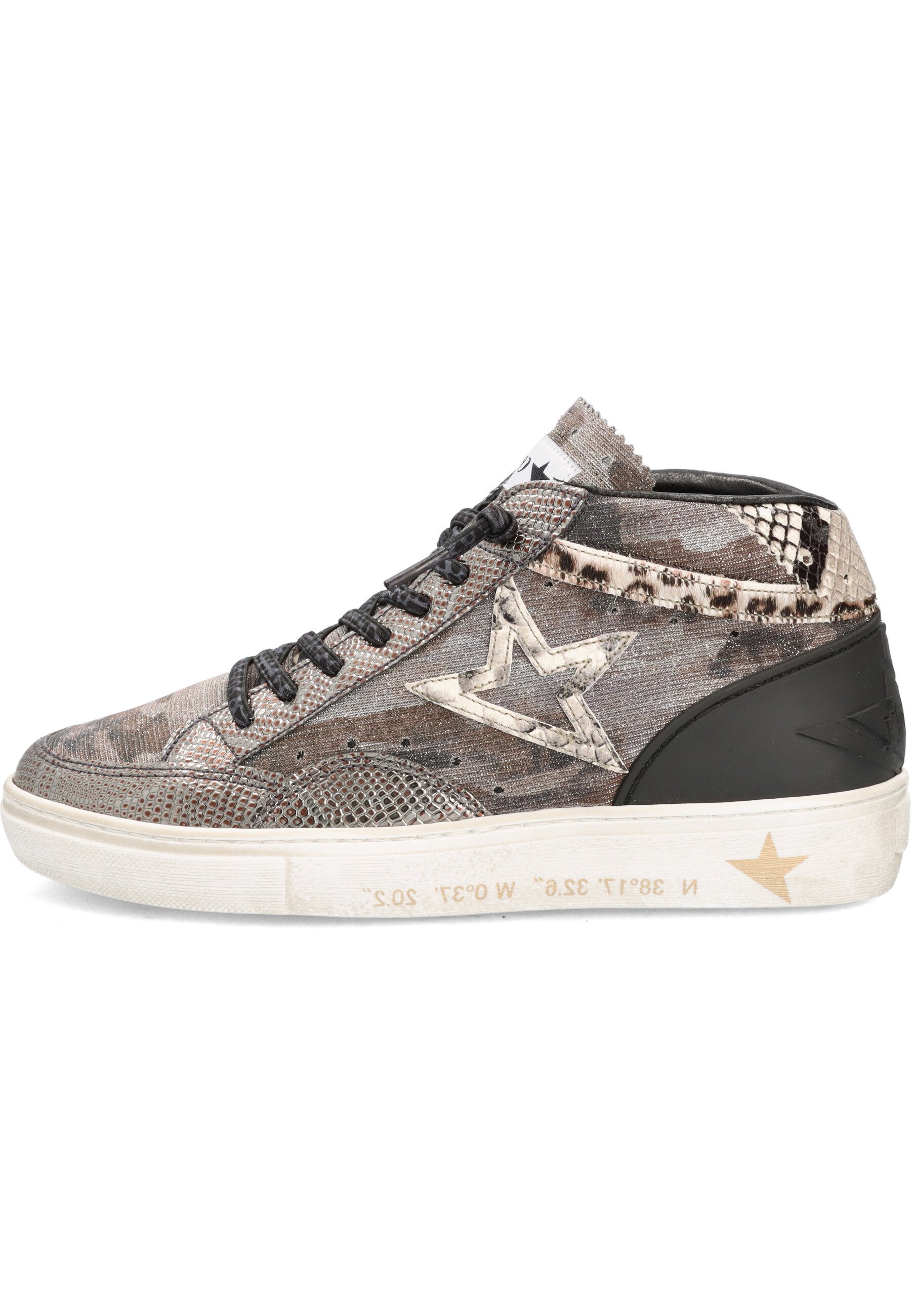 Cetti Zapatillas altas - plata/plateado - Zalando.es
