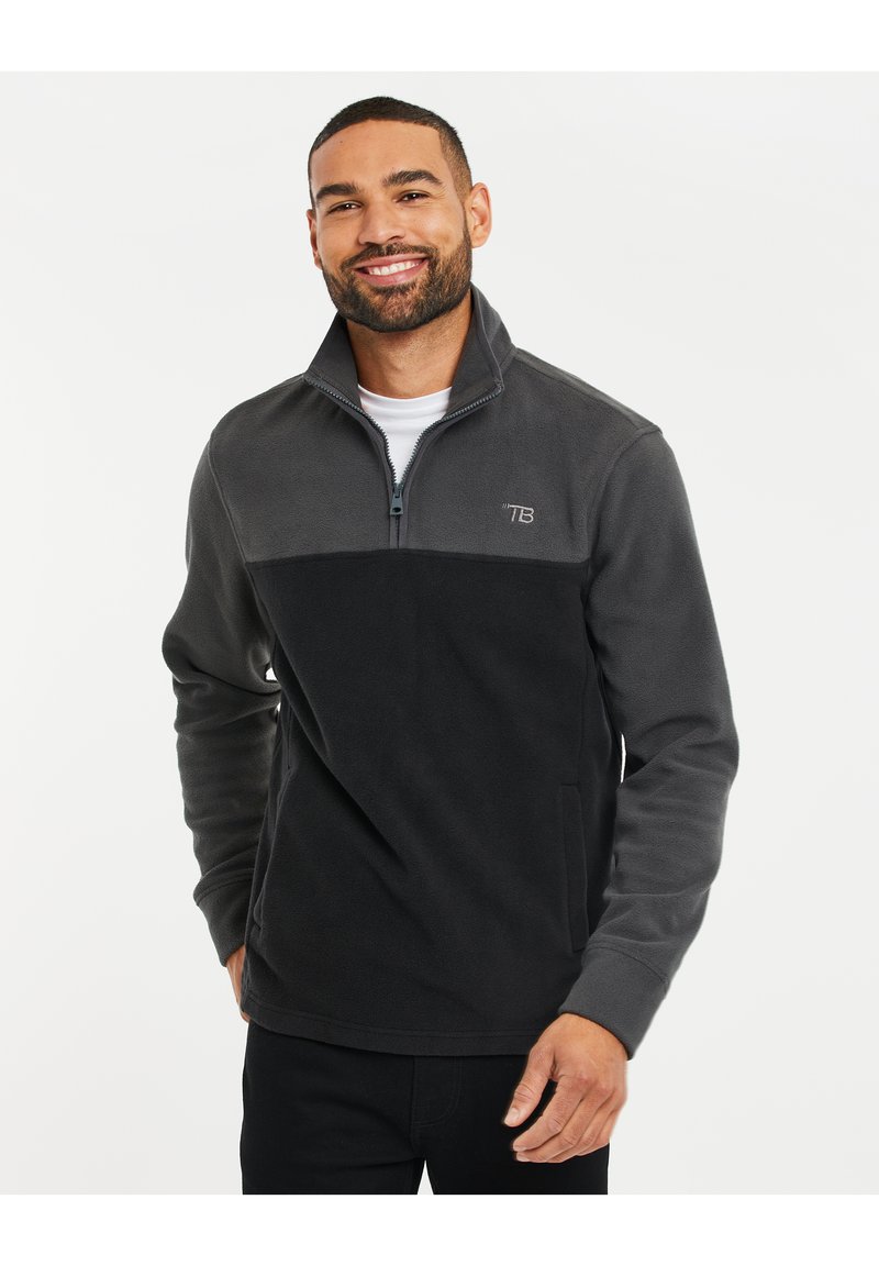 Threadbare Fleece jumper charcoal black/black Zalando.ie