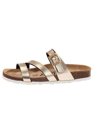 IKARIA - Mules - gold metallic