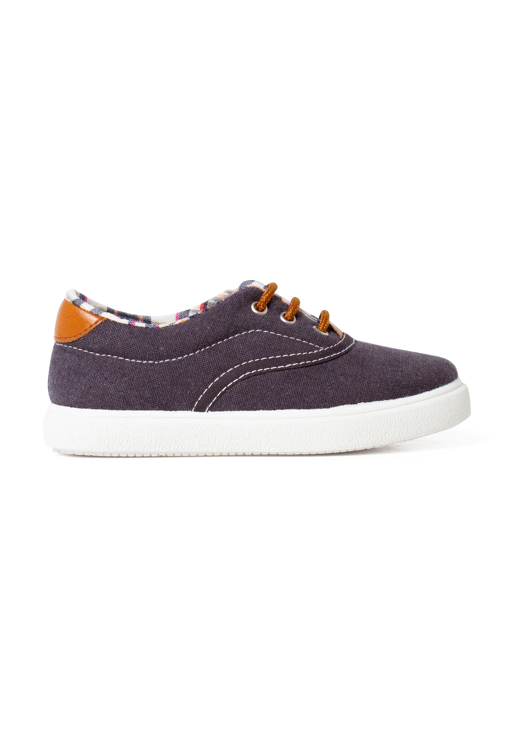 Pisamonas Kindersportschuhe Mit Anker-Print – Bunte Schnürsenkel, Leinen, Espadrilles-Sohle