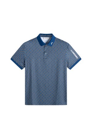 J.LINDEBERG Sports, TOUR TECH PRINT - Polo - ladder estate navy s