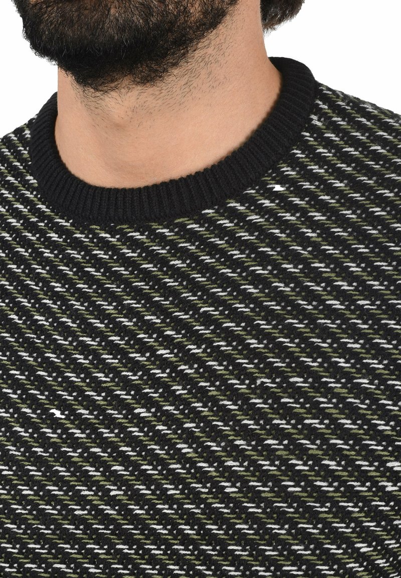 Herren Strickjacken | Blend BHCALISTO Strickpullover black/schwarz - RX84303 Herren Strickjacken | Blend BHCALISTO Strickpullover black/schwarz - RX84303
