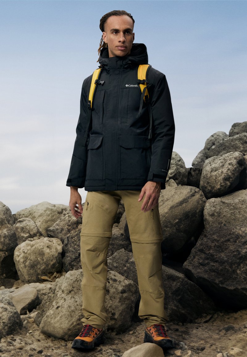 COLUMBIA LANDROAMER SHERPA LINED JACKET TOBACCO - Giacca