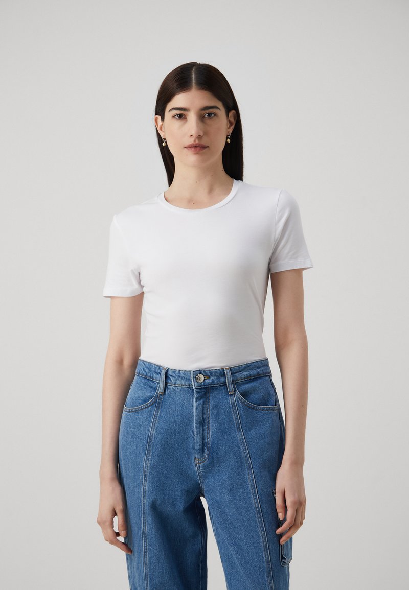 Samsøe Samsøe ESTER - T-shirt básica - white