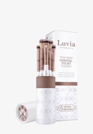 Luvia Cosmetics ESSENTIAL EYE SET - Pinsel-Set - pearl white/coffee brown