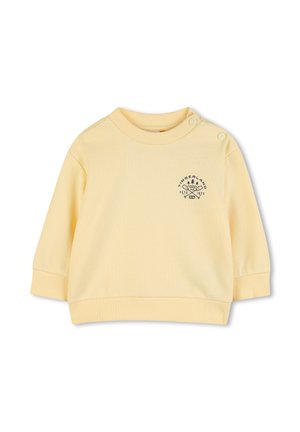 WITH ILLUSTRATION - Sweatshirt - jaune pale