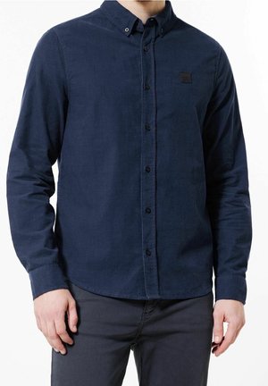 Camisa - mottled dark blue