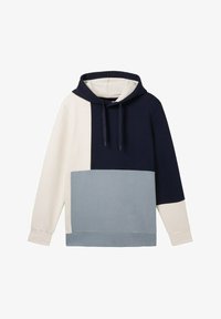TOM TAILOR Sweat à capuche - sky captain blue/bleu marine TOM TAILOR Sweat à capuche - sky captain blue/bleu marine