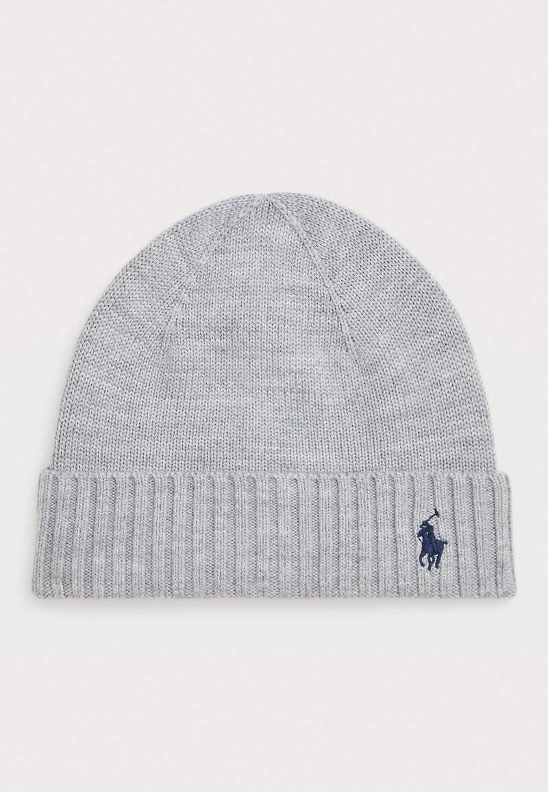 Polo Ralph Lauren WOOL HAT UNISEX - Gorro - golf light grey heather