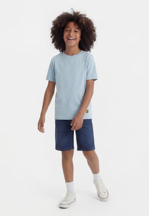 Lyle & Scott UNISEX 3 PACK - T-shirts - navy/jet black/opal blue