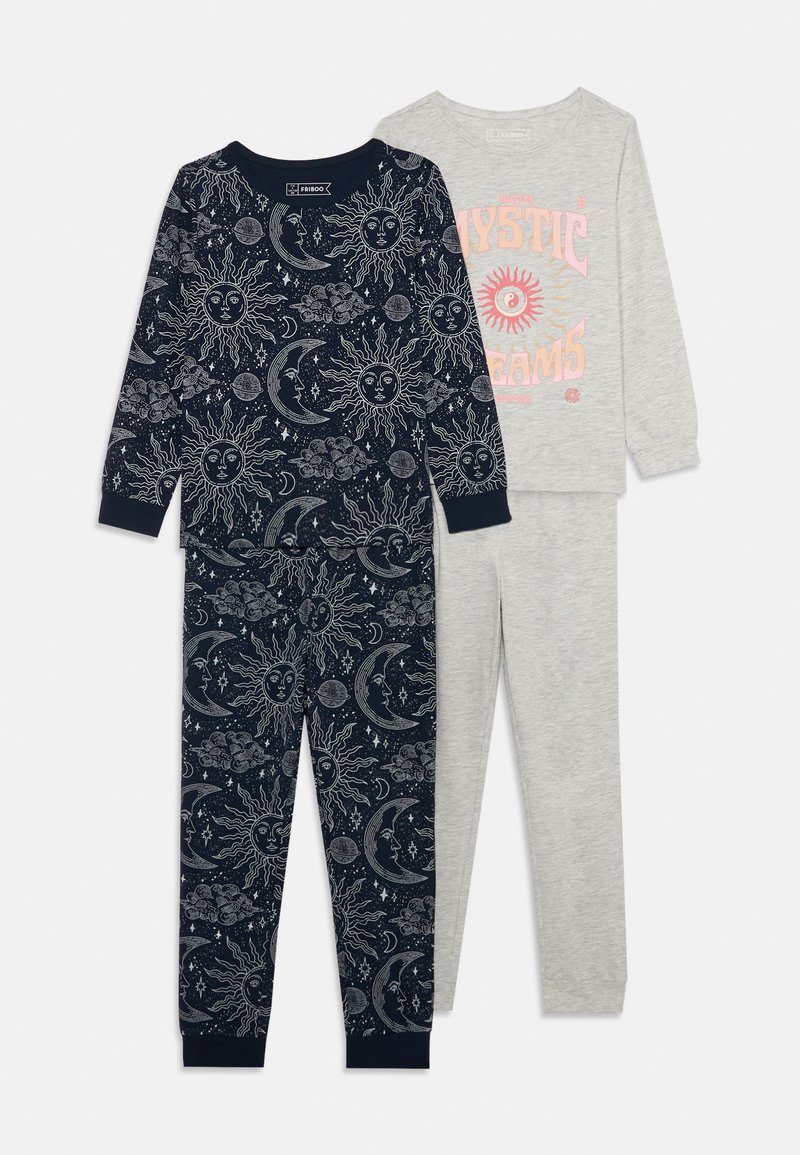 Friboo 2 PACK  - Pyjama set - grey/dark blue