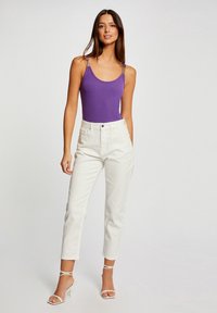 Morgan TANK WITH EMBELLISHED - Top - dark purple
